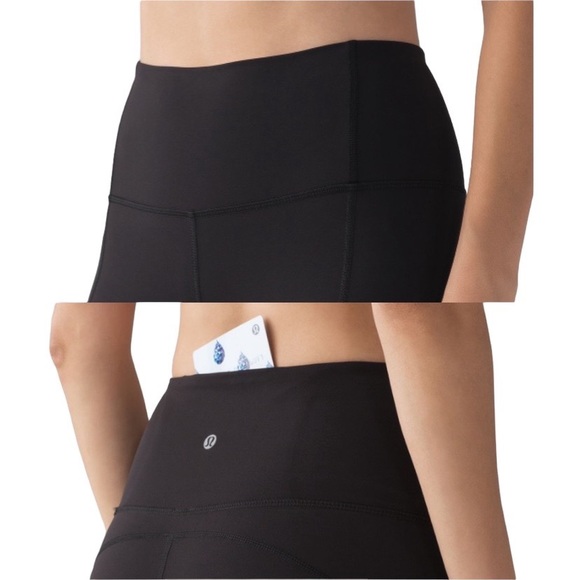 Lululemon Anew Crop (21") in Black Size 8 - Picture 7 of 8